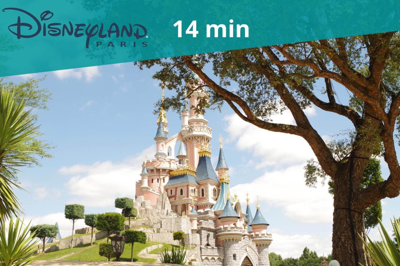 King Size Bed - Free Private Parking - Garden & Terrace - 14Min From Disneyland Ferrieres-en-Brie Luaran gambar